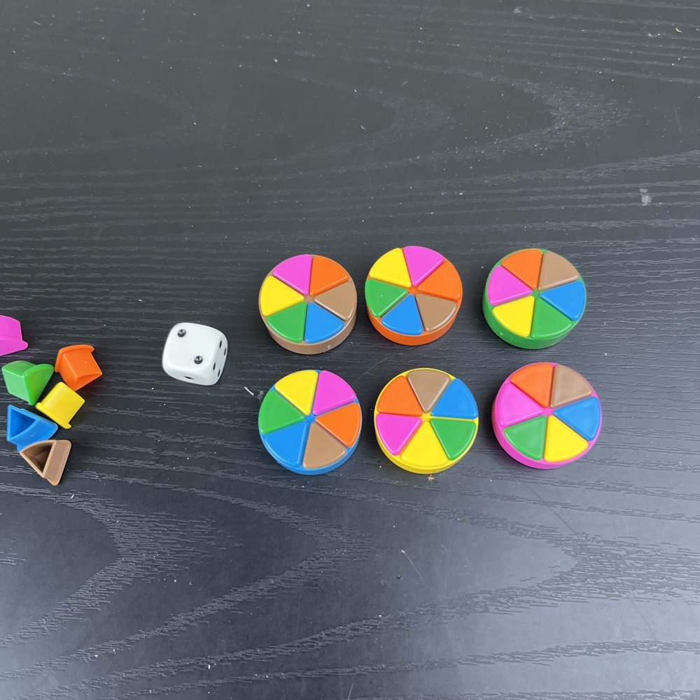 Trivial Pursuit Replacement Pieces Pie Tokens Scoring Wedges Game Parts